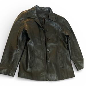 Men's black Leather Jacket